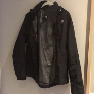 North Face Black Rain Jacket